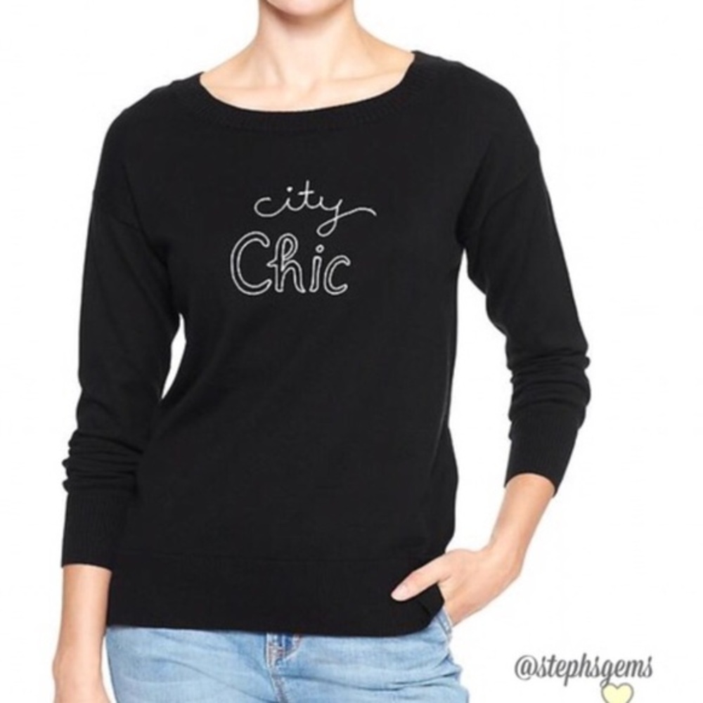 GAP Black City Chic Sweater - Picture 2 of 3